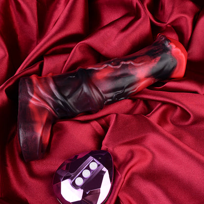 Horsedildo Cock Sleeve Vibrating Penis Sheath - Remote Control Fantasy Male Extension Vibrator