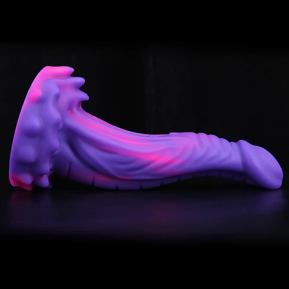 Drachenmonster-Dildo-Buttplug – exotischer Silikon-Analplug-Prostata-Massagegerät