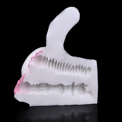 Wild White Tiger Sex Dolls – Dual-Channel Striped Booty Masturbator with Posable Tail