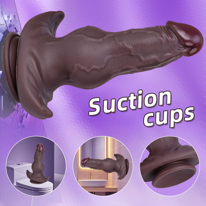 Fantasy Knot Dildo & Monster Cock – Soft Silicone Huge Anal Dildo for Extreme Vaginal Expansion & Wearable Play