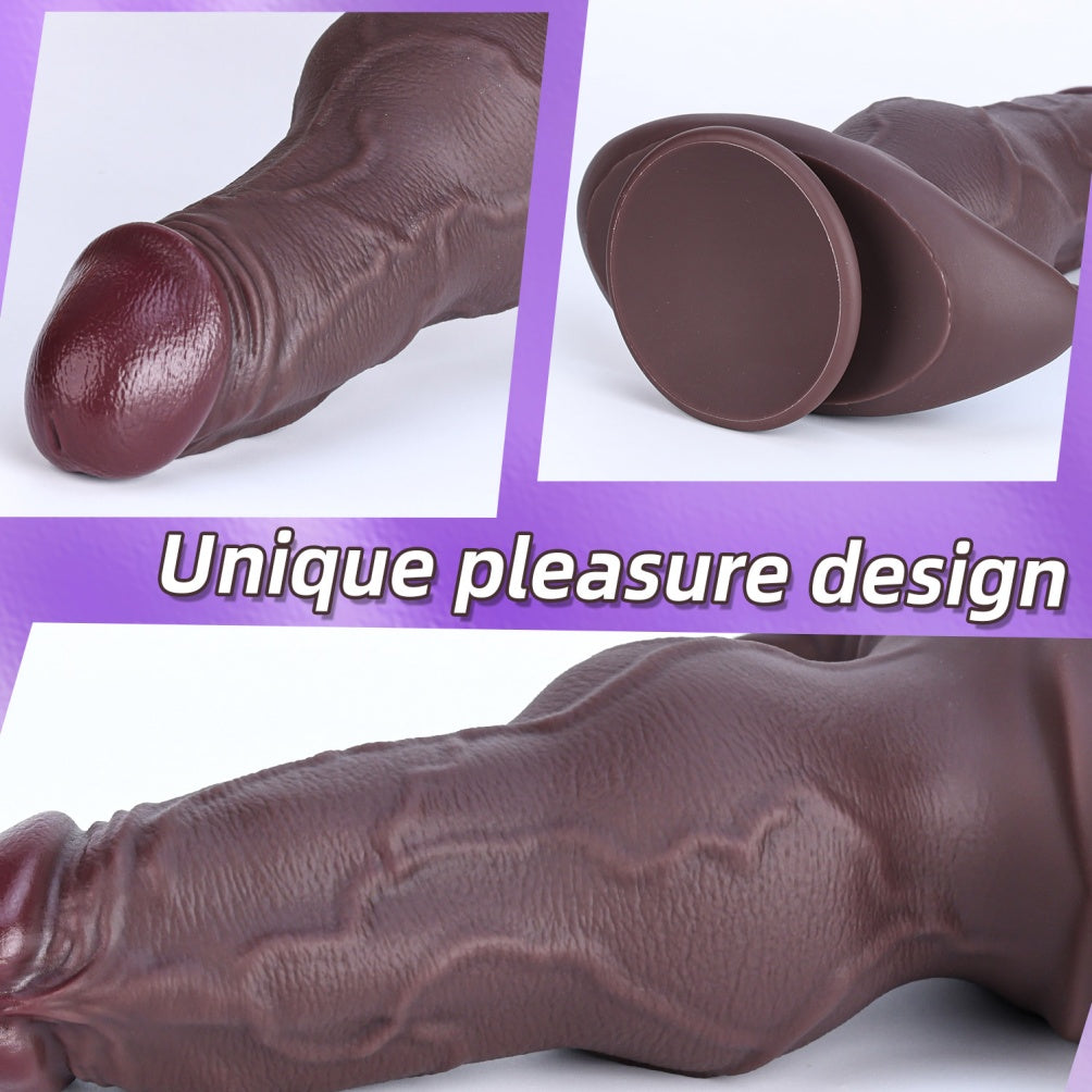 Fantasy Knot Dildo & Monster Cock – Soft Silicone Huge Anal Dildo for Extreme Vaginal Expansion & Wearable Play