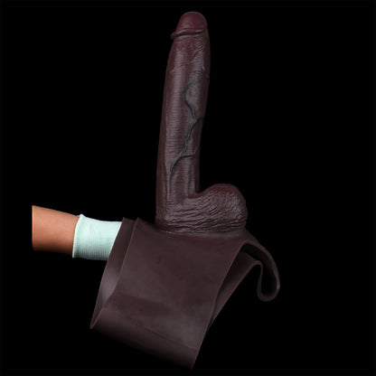 Fantasy Extra Long Silicone Strap-On Sheath Underwear - Realistic Flesh-Like Silicone Male Toy