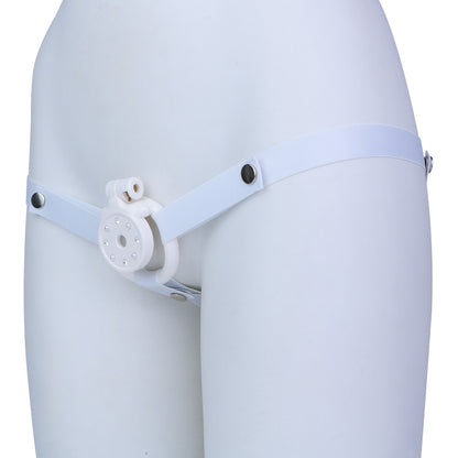 Luxury BDSM Toys Pink & White Lock Design – Elegant Restraint Accessory for Couples, Roleplay & Intimate Exploration