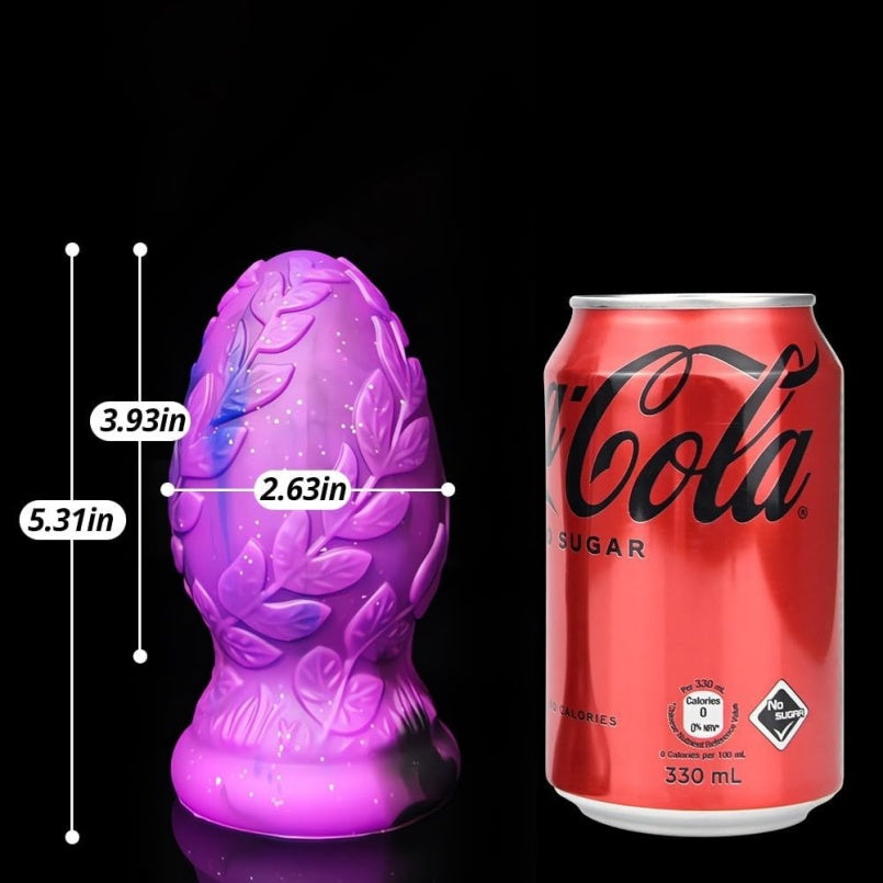 Fantasy Butt Plug Fist Dildo – Anal Expansion in Purple Silicone Sex Toys for Man & Women
