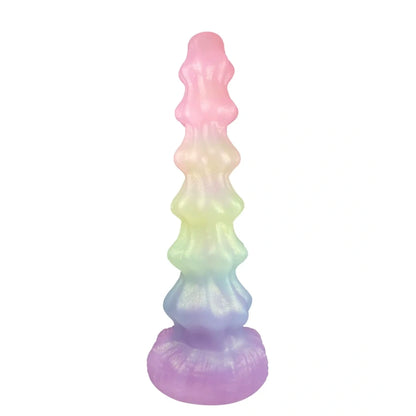 Butt Plug Fantasy Drakes Dick with Anal Beads and Suction Cup – Silicone Pleasure Female Sex Toys