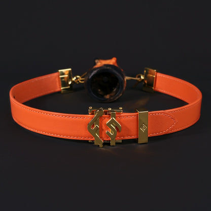 Bâillon-bouche, boule fantaisie, pieuvre, jouets sexuels coquins - Dominatrice BDSM, contrainte, encre orange