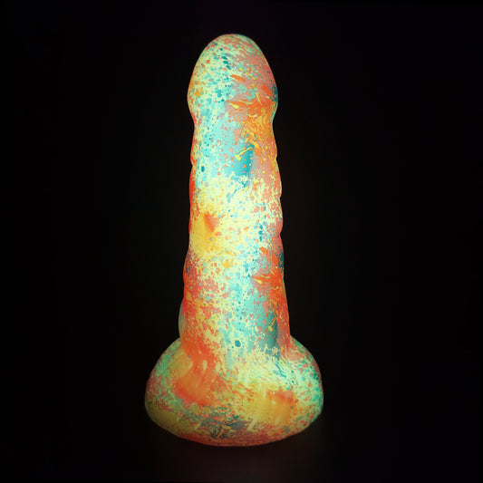 Gode ​​Anal lumineux à grande circonférence, Plug Anal en Silicone, camouflage rose, grande ventouse, jouet sexuel pour femmes