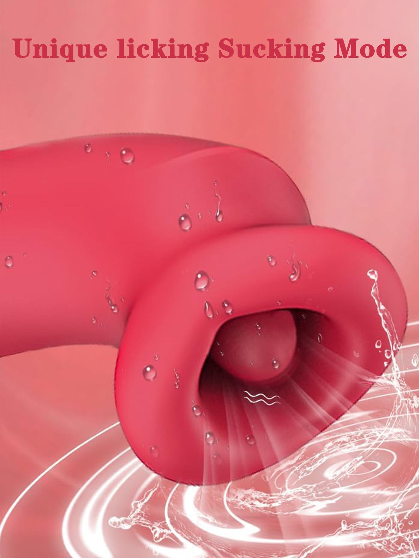 Mund-Oral-Klitoris-Stimulator - Zungenlecken, Saugen, Nippel, Klitoris-Vibrator, Rosenspielzeug