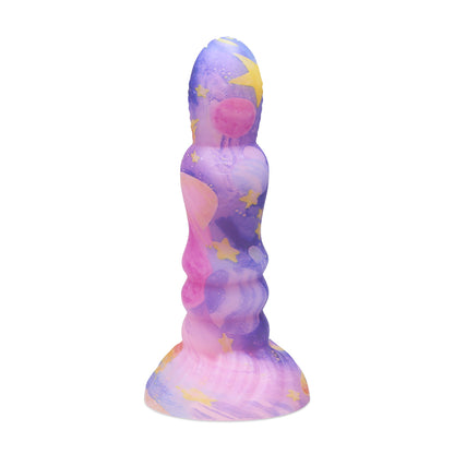 Farbenfroher rosa Dildo, Analsexspielzeug für Frauen – realistischer Silikondildo, Buttplug, Prostatamassager