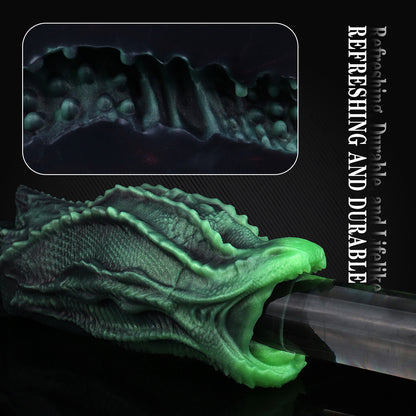 Alien Creature Mouth Pocket Pussy – Glow-in-the-Dark Fantasy Stroker | Platinum Silicone