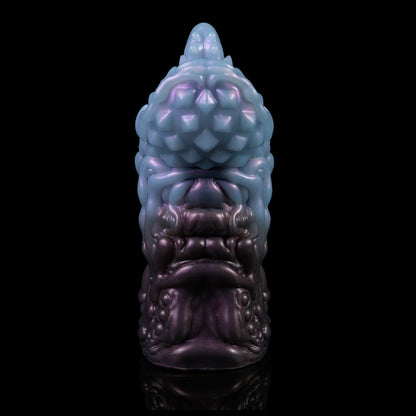 Void Predator Pocket Pussy — Dual-Tone Beast Jaw Silicone Masturbator with Spiked Exterior & Beaded Tongue Canal