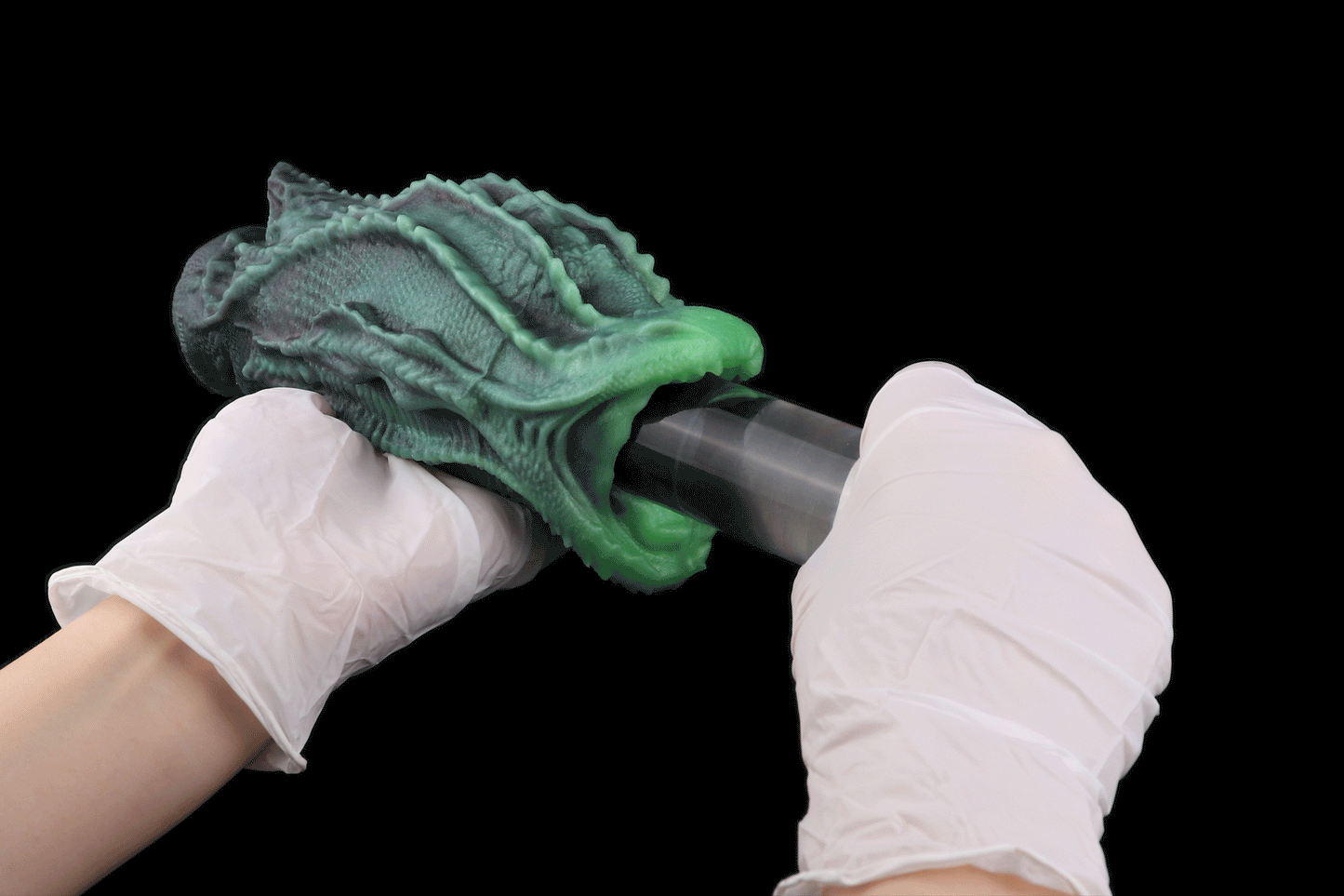 Alien Creature Mouth Pocket Pussy – Glow-in-the-Dark Fantasy Stroker | Platinum Silicone