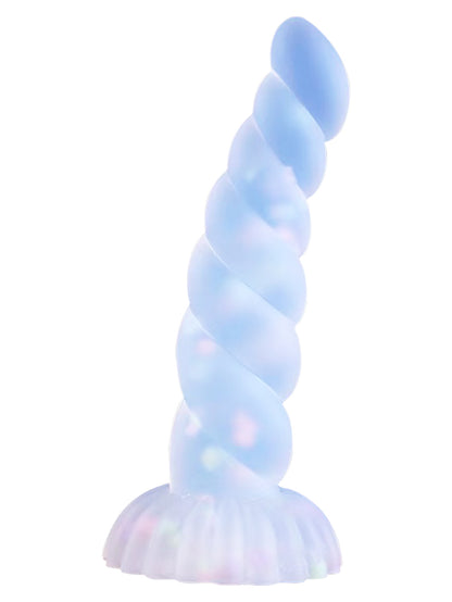 Exotic Realistic Dildos - Soft Silicone Dildo Suction Cup Butt Plug Glowing in Dark