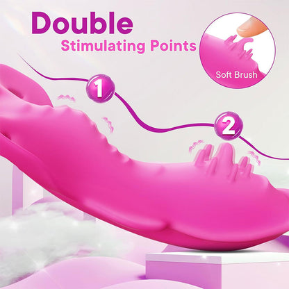APP Controlled Vibrating Panty Sex Toys for Women - Butterfly Strapless Strapon Clit Vibrator