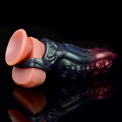 Monster Penis Sleeve Sheath - Fantasy Spiked Cocksleeve Condom Sex Toys for Men