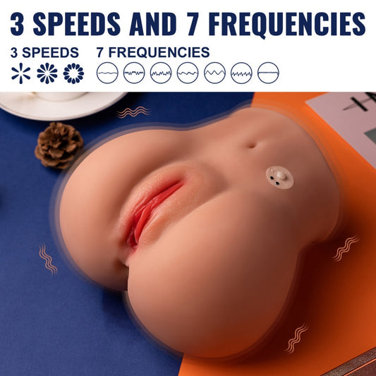 Sex Doll Roberta Simulation Butt Pocket Pussy – Insertable Silicone Male Penis Massager Toys