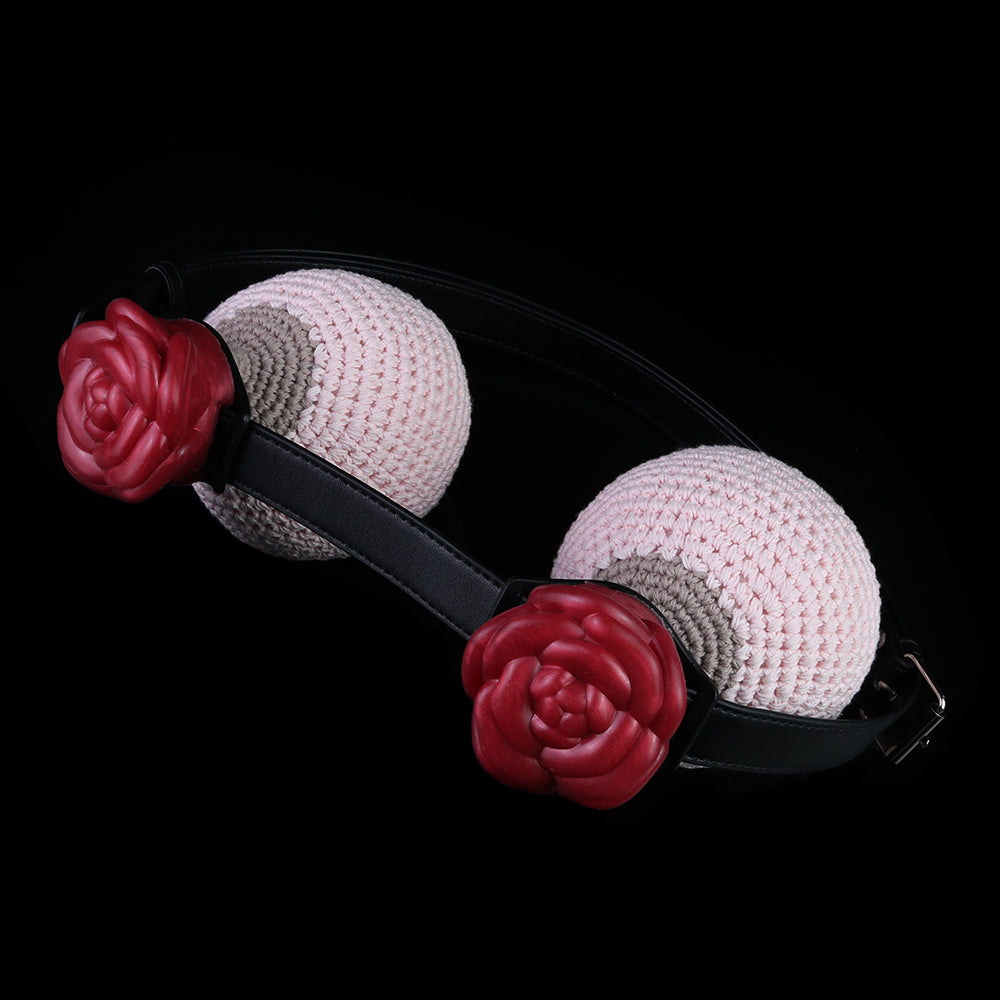 Spiked Rose Chest Harness – Floral BDSM Toys Bondage Body Strap with Glow-in-the-Dark Silicone Roses