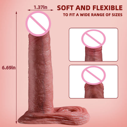 Manchon en silicone de qualité supérieure – Agrandisseur de pénis réaliste, anneau pénien, jouet sexuel masculin pour éjaculation