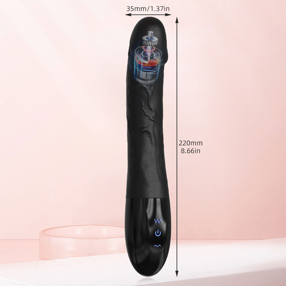 Realistic Glan Black Dildo G Spot Vibrator - Vibrating Panties Anal Di Domlust Realistic Glan Black Dildo G Spot Vibrator - Vibrating Panties Anal Di Domlust