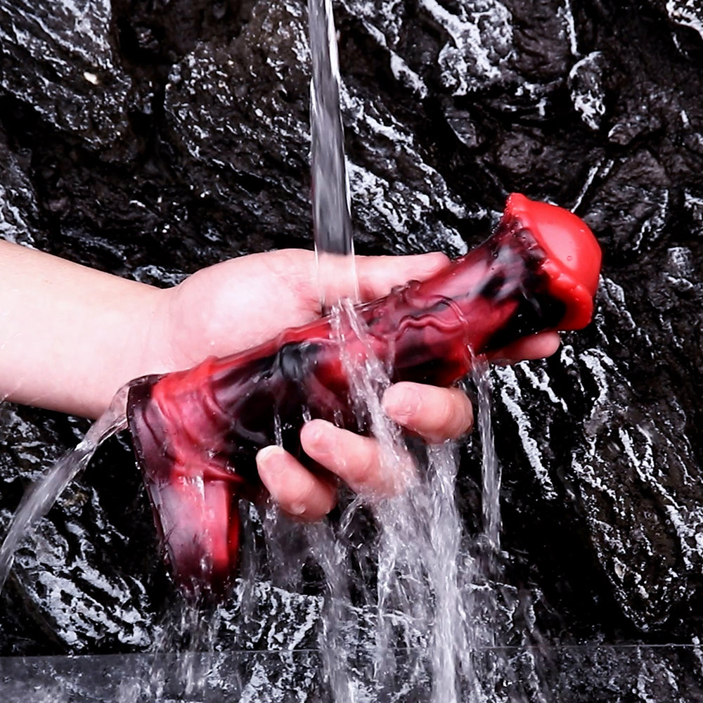 Horsedildo Cock Sleeve Vibrating Penis Sheath - Remote Control Fantasy Male Extension Vibrator