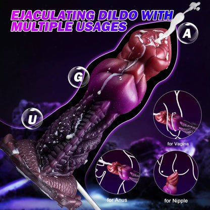 Fake Cum Fantasy Drakes Dick with Suction Cup – Insertable Triple-Stimulation Sex Toys for Women