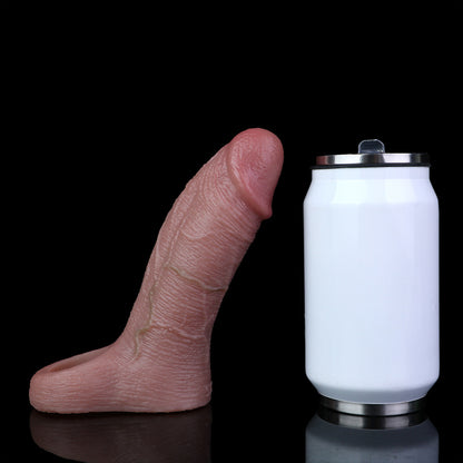Ultra-Realistic Liquid Silicone Cock Sleeve Textured Penis Extender Sheath with Erection Ring & Ejaculation Tip for Couples Play