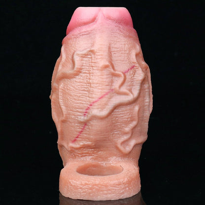 Manchon gonflable pour pénis Fantasy Canine – Jouets sexuels en silicone pour l'extension du pénis et le contrôle de l'éjaculation