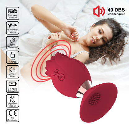 Rose Toys mit Saugnapf zum Saugen der Klitoris – kraftvolle Stimulation des Klitoris-Saugers