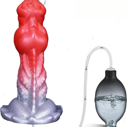 Fake Cum Fantasy Drakes Dick with Suction Cup – Insertable Triple-Stimulation Sex Toys for Women