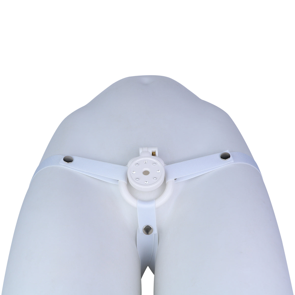 Luxury BDSM Toys Pink & White Lock Design – Elegant Restraint Accessory for Couples, Roleplay & Intimate Exploration