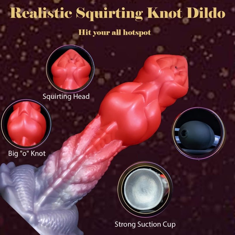 Fake Cum Fantasy Drakes Dick with Suction Cup – Insertable Triple-Stimulation Sex Toys for Women