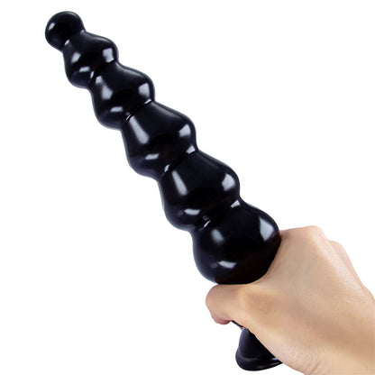 Godes en silicone à perles anales géantes - Plug anal énorme et doux avec grande ventouse