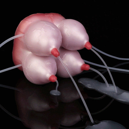 Cow Milk Animal Pussies Fantasy Masturbator – 4-Channel Torso Sex Doll with Pumping Milk