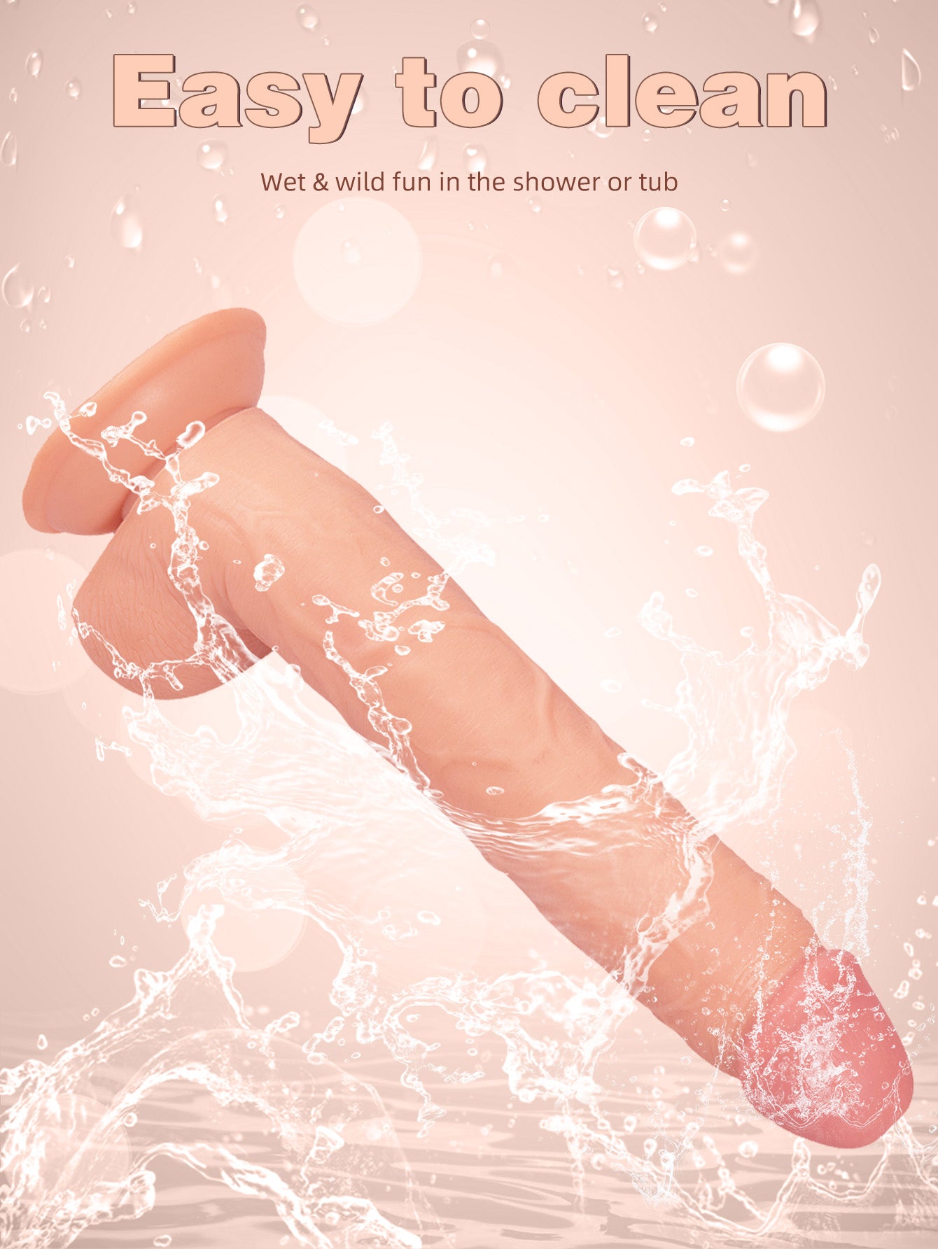 Riesige Dildos für weibliches Sexspielzeug – 10 Zoll großer Analdildo aus Silikon mit großem Saugnapf