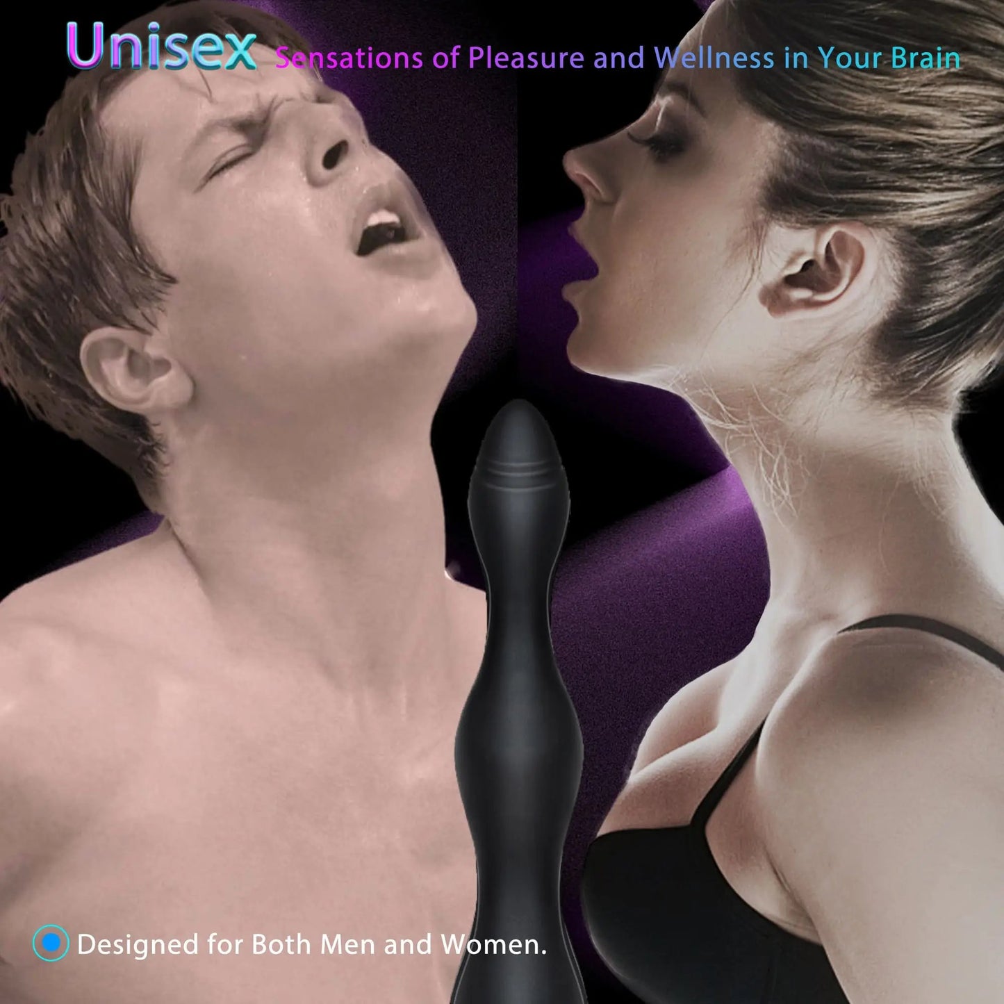 Prostate Massager - Anal Beads Estim Unisex Sex Toys - Domlust