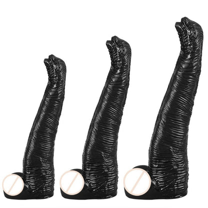 Fantasy Brachiosaurus Anal Drake Dick – Gerippte Textur für orgiastische weibliche Masturbation