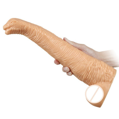 Fantasy Brachiosaurus Anal Drake Dick – Gerippte Textur für orgiastische weibliche Masturbation