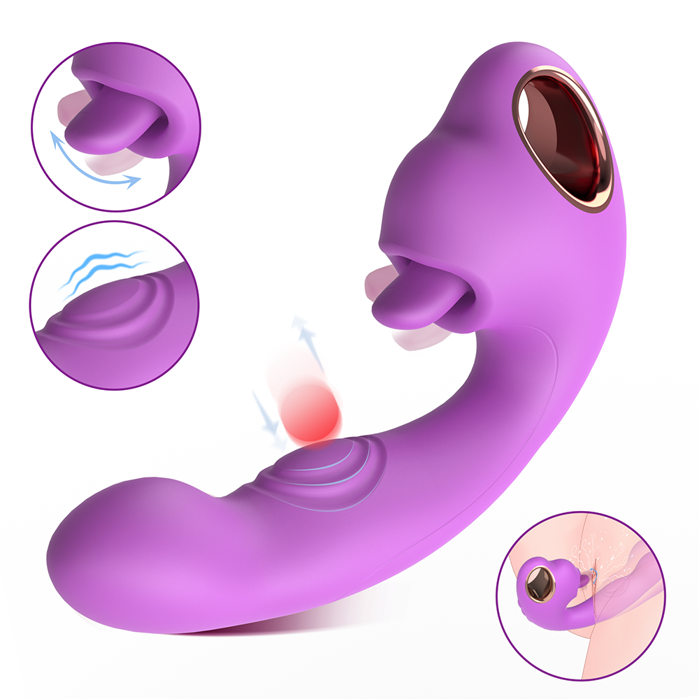 Fantasy Silicone Insertable Thrusting Dildo Vibrating Magic Wand – G-Spot Stimulating Female Toy