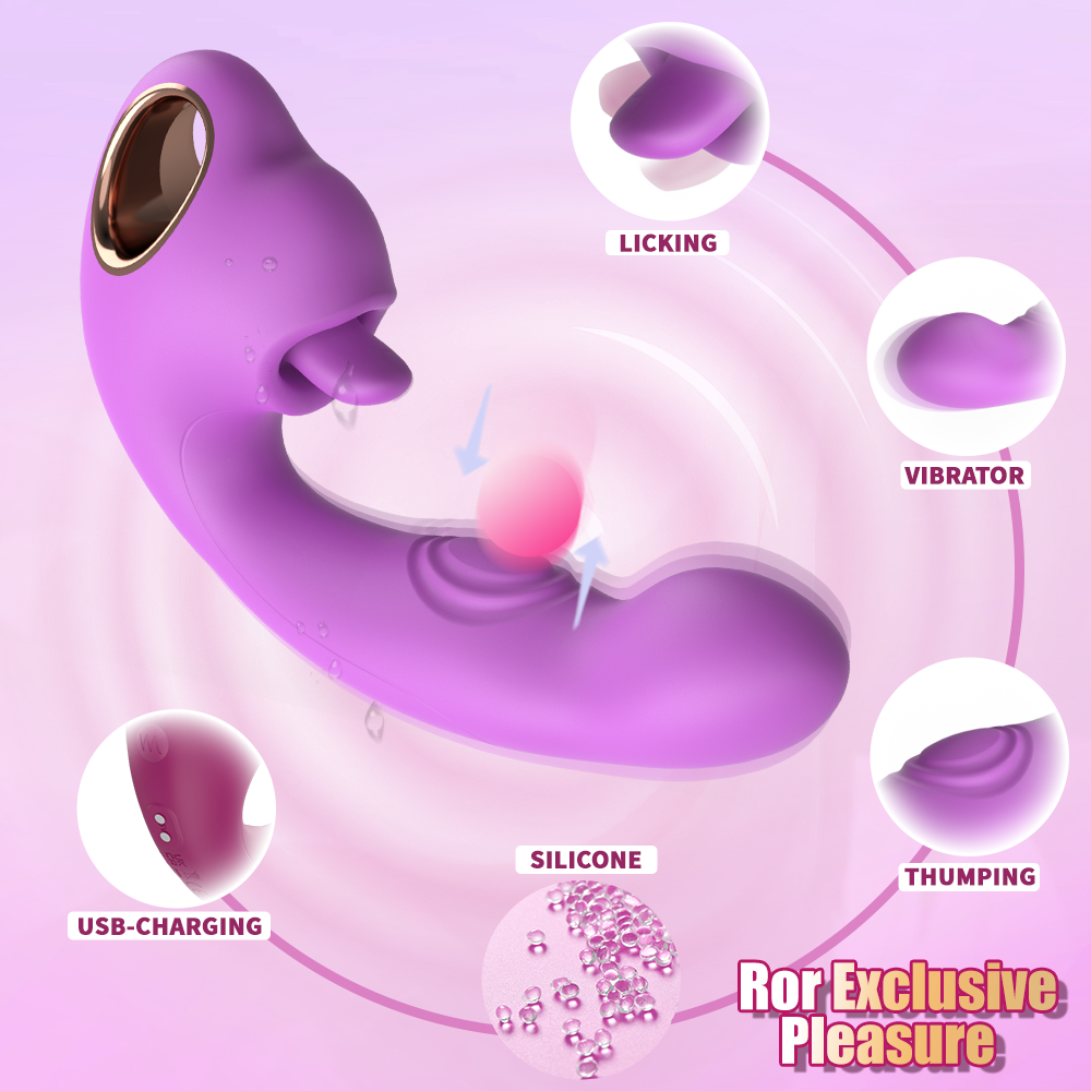 Fantasy Silicone Insertable Thrusting Dildo Vibrating Magic Wand – G-Spot Stimulating Female Toy