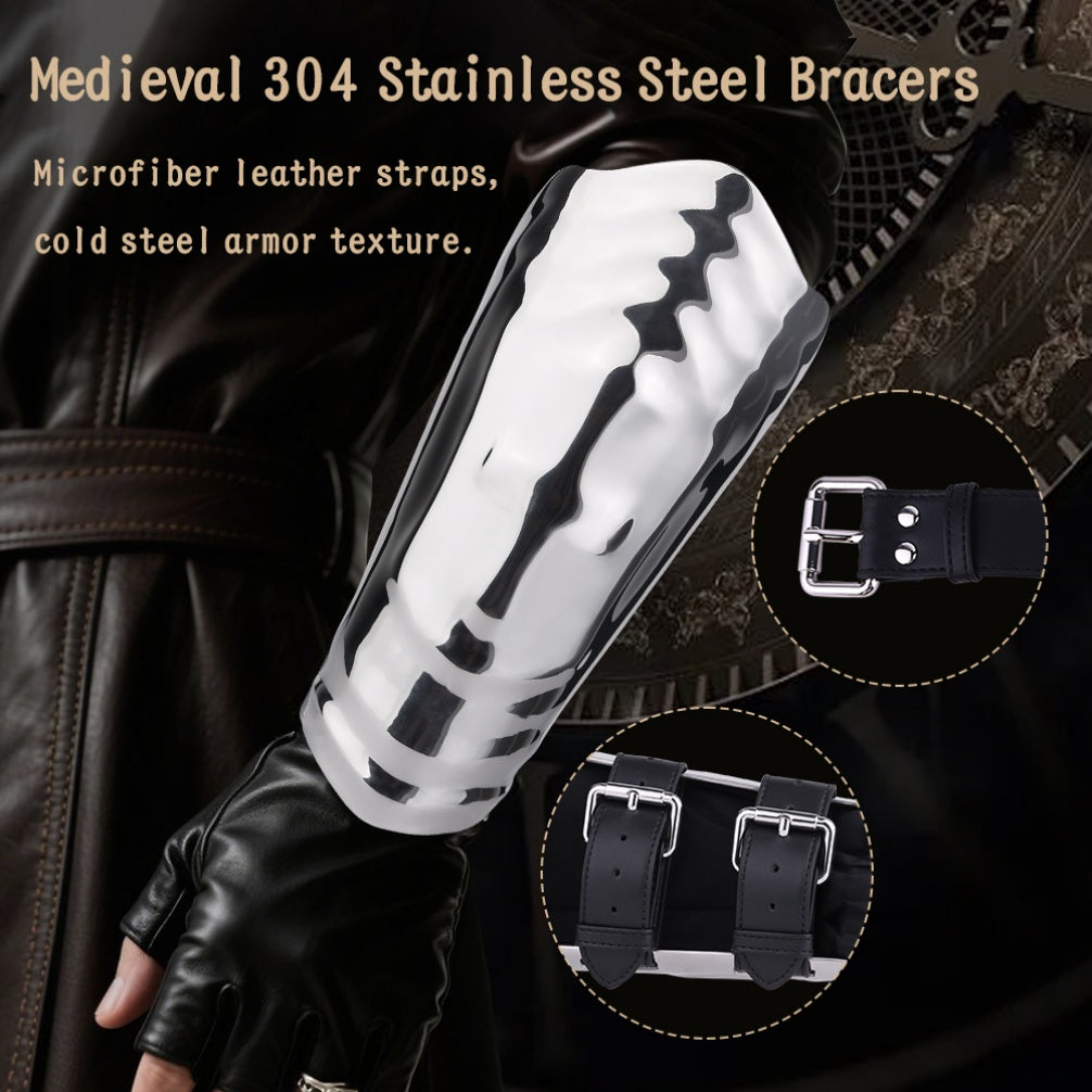 Metal 304 Stainless Steel Bondage Arm Cuffs – Heavy Metal BDSM Restraints for Kinky Couples & Roleplay