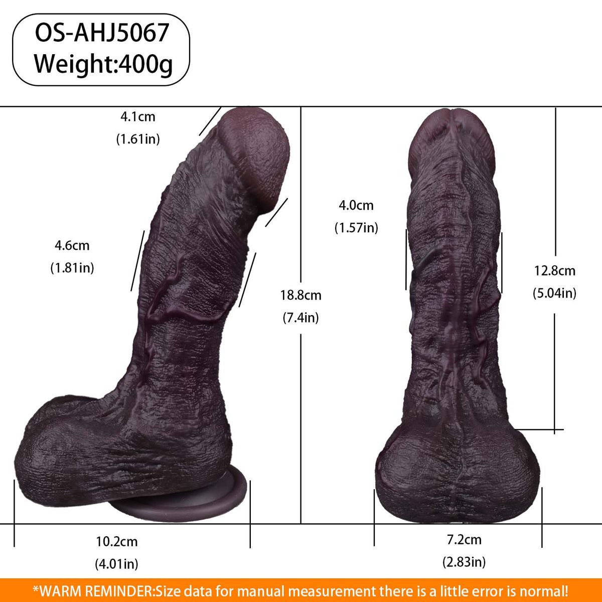 Curved Black Dildo | Egg-Shaped Glans, Horizontal Skin-Ring Texture & Multi-Vein Shaft — Dual-Layer Platinum Silicone in Deep Blue-Grey Purple for G-Spot Targeted Realistic Play