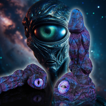 Alien Eye Fantasy Silicone Dildo - Hands-Free Orgasmic Massage & Monster Sex Toy for Women