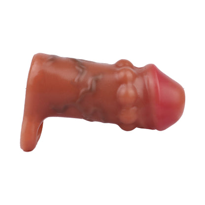 Big Girthy Realistic Dildo Cocksleeve Male Sex Toy - Hollow Penis Sleeve Masturbation