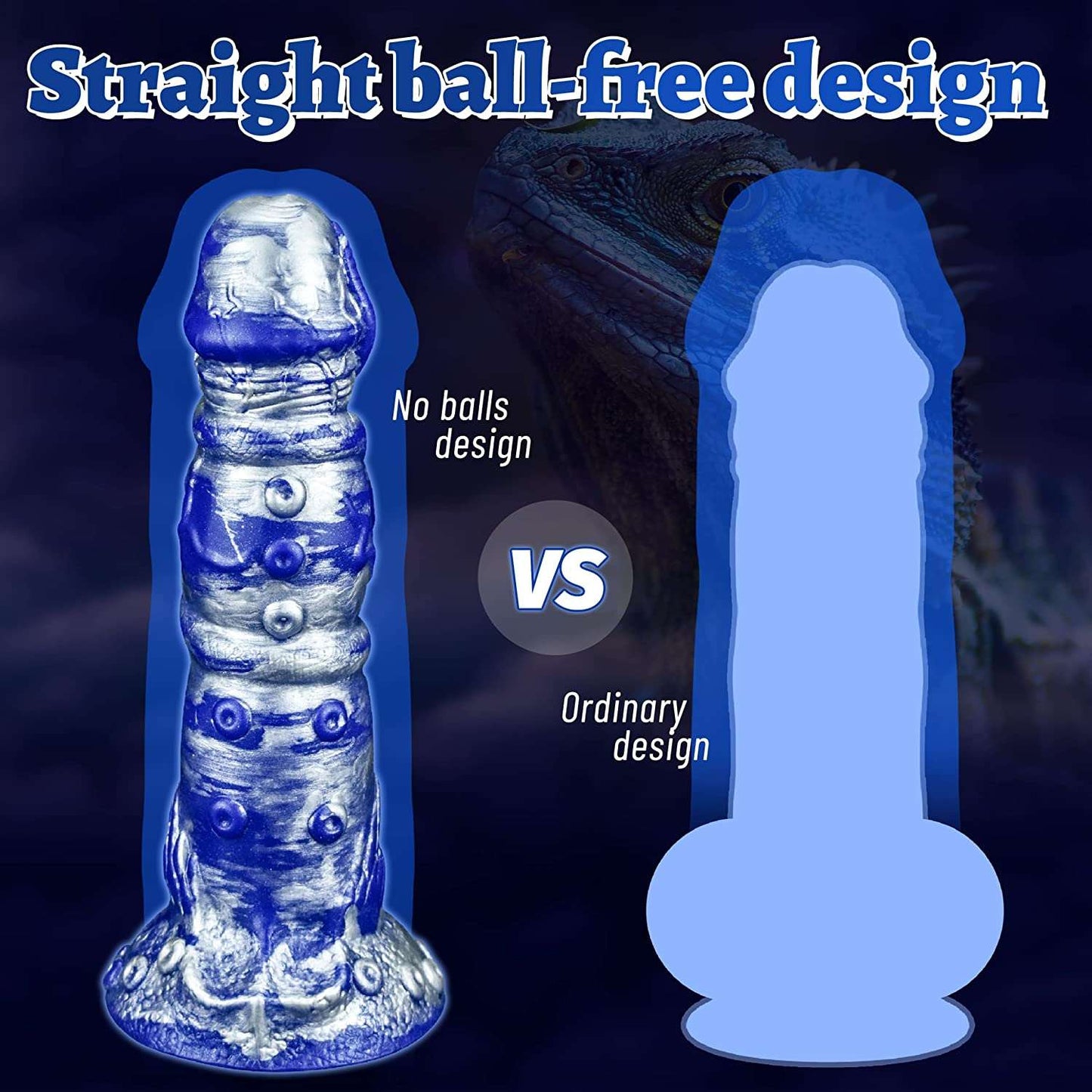 Oceanic Dreams Exotic Dildos - Domlust 8.1'' Huge Monster Anal Dildo Premium Silicone