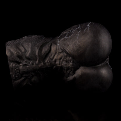 Alien Torso Fantasy Pocket Pussy – Venom Symbiote Dual-Channel Silicone Masturbator for Male Sex Toys