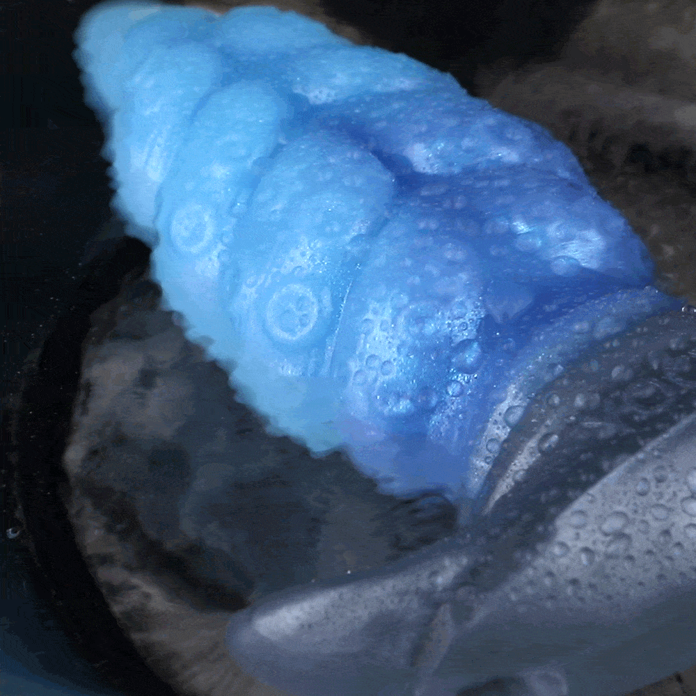 Fantasy Silicone Tentacle Butt Plug Dildo – Anchor-Base Strap-On Tool with Deep-Sea Aesthetic