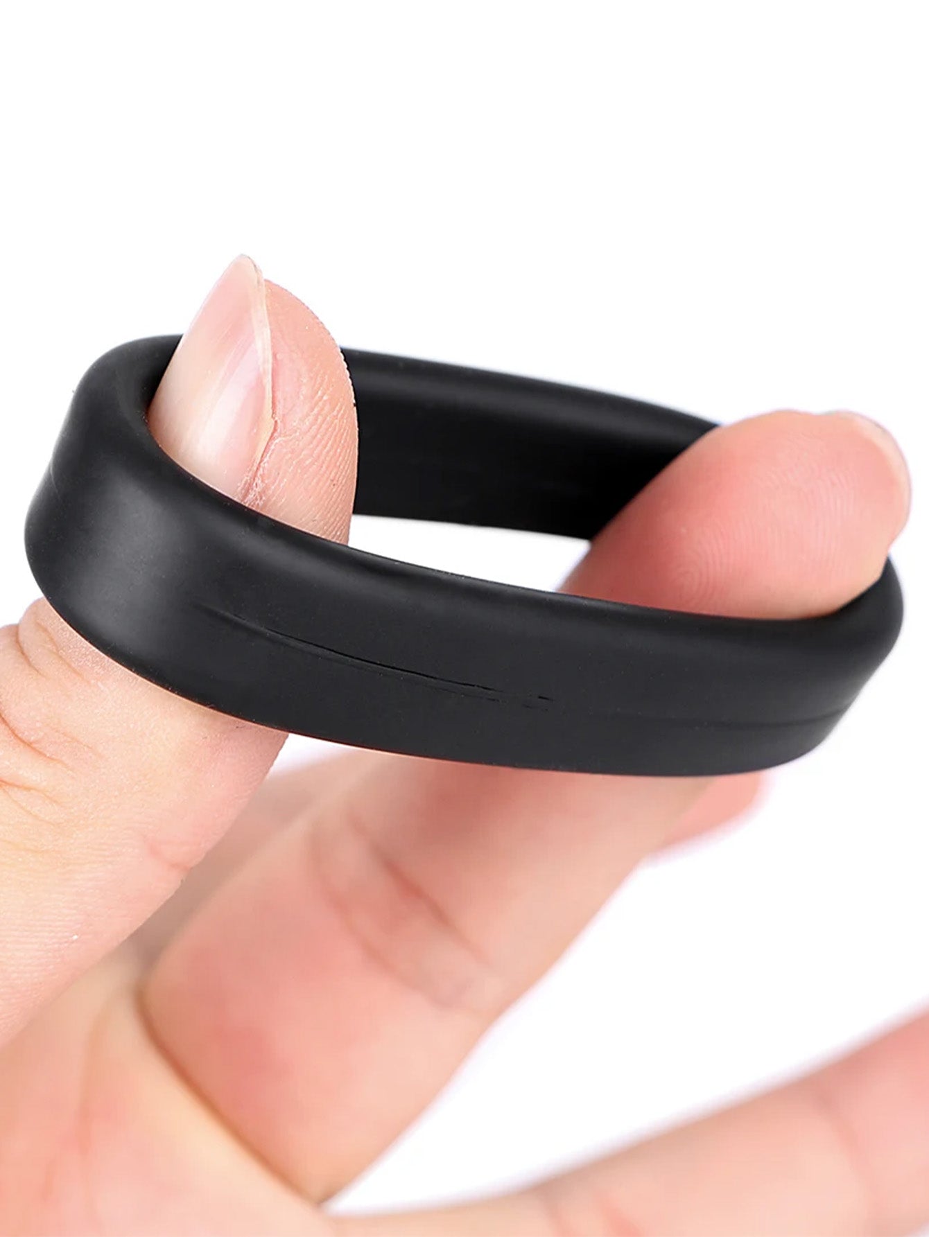 Premium Silicone Cock Ring - Three in Pair Flexible Penis Delay Ejaculation Trainer