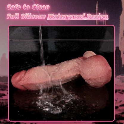 Realistischer Touch-Dildo aus Silikon – Zweischichtiges Design für vaginales Vergnügen