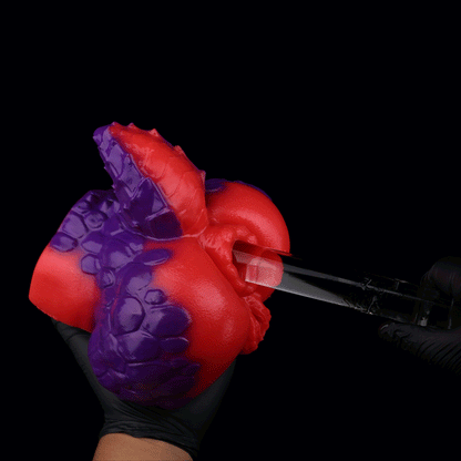 Dragon Lass Pocket Pussy | Fantasy Dual-Channel Butt Masturbator with Dragon Scale Texture — Platinum Silicone