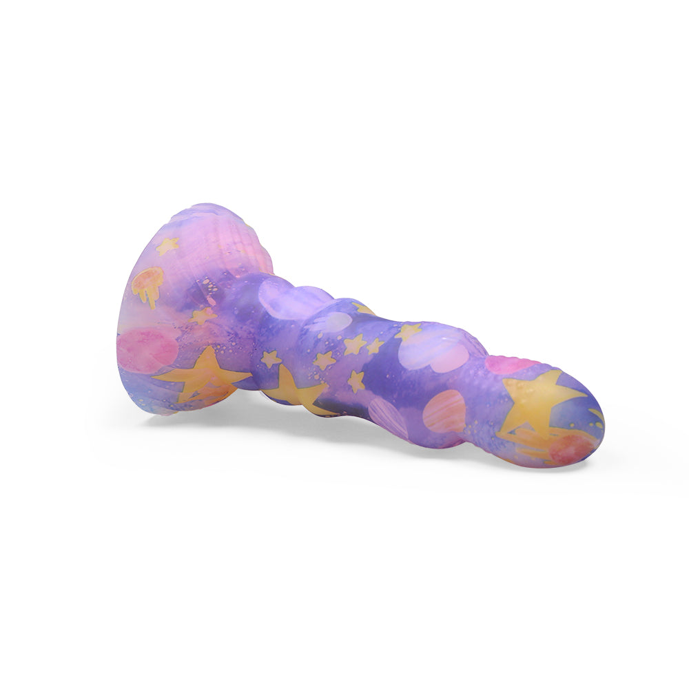 Farbenfroher rosa Dildo, Analsexspielzeug für Frauen – realistischer Silikondildo, Buttplug, Prostatamassager